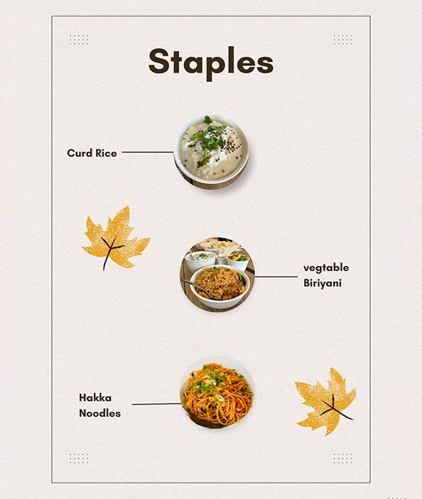 Comforting staples like biryani, noodles and more to round off your Nalan Christmas catering meal.