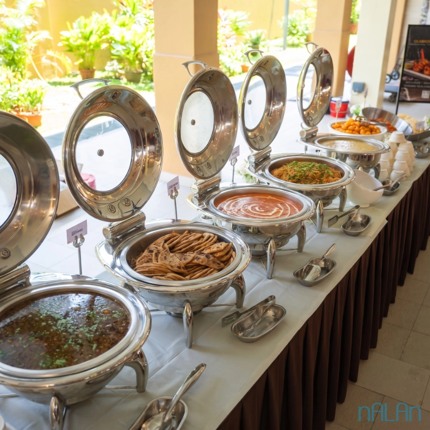 Indian styled wedding catering services with traditional dishes for celebrations in Singapore