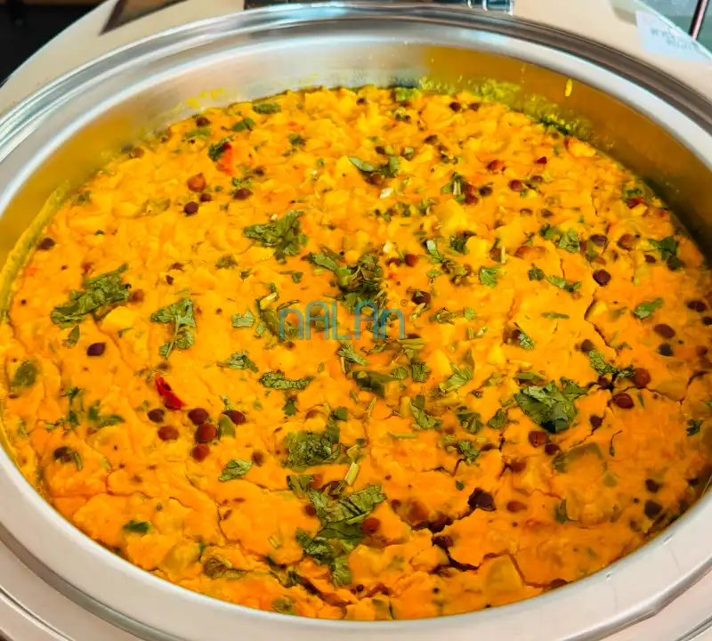 Jain dal and vegetable dishes