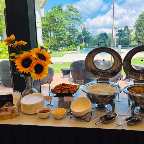 Mehndi celebration catering with Indian food and traditional wedding service for special events