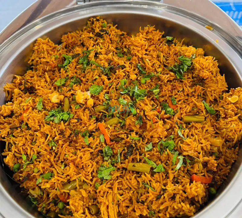 South Indian Deepavali main course