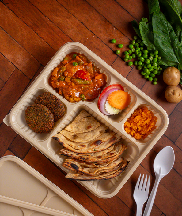 Garden vegetable bread meal prepared with fresh ingredients for a nutritious and satisfying dining experience