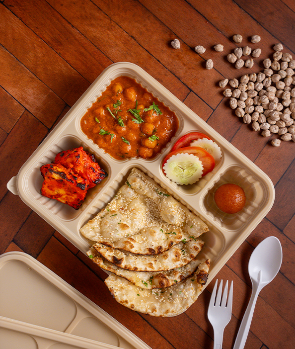 Jain special meal prepared without onion and garlic using fresh ingredients for healthy vegetarian dining